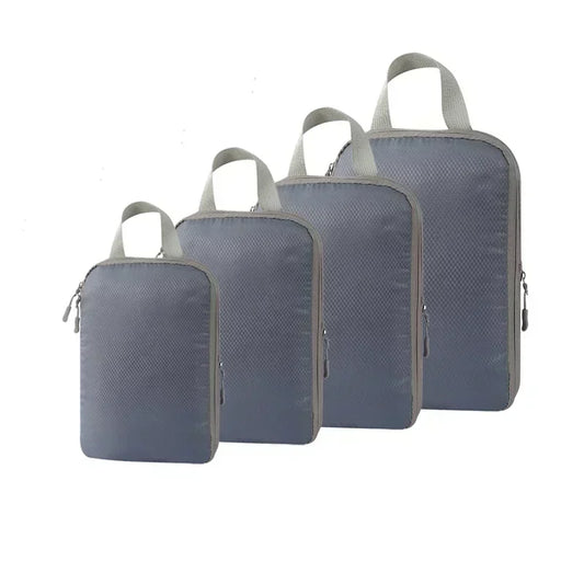 AeroPack™ - 4Pcs Ultralight Compression Packing Cubes for Stress-Free Travel