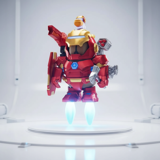 Iron Capy™ | Premium 3D Printed Superhero Collectible